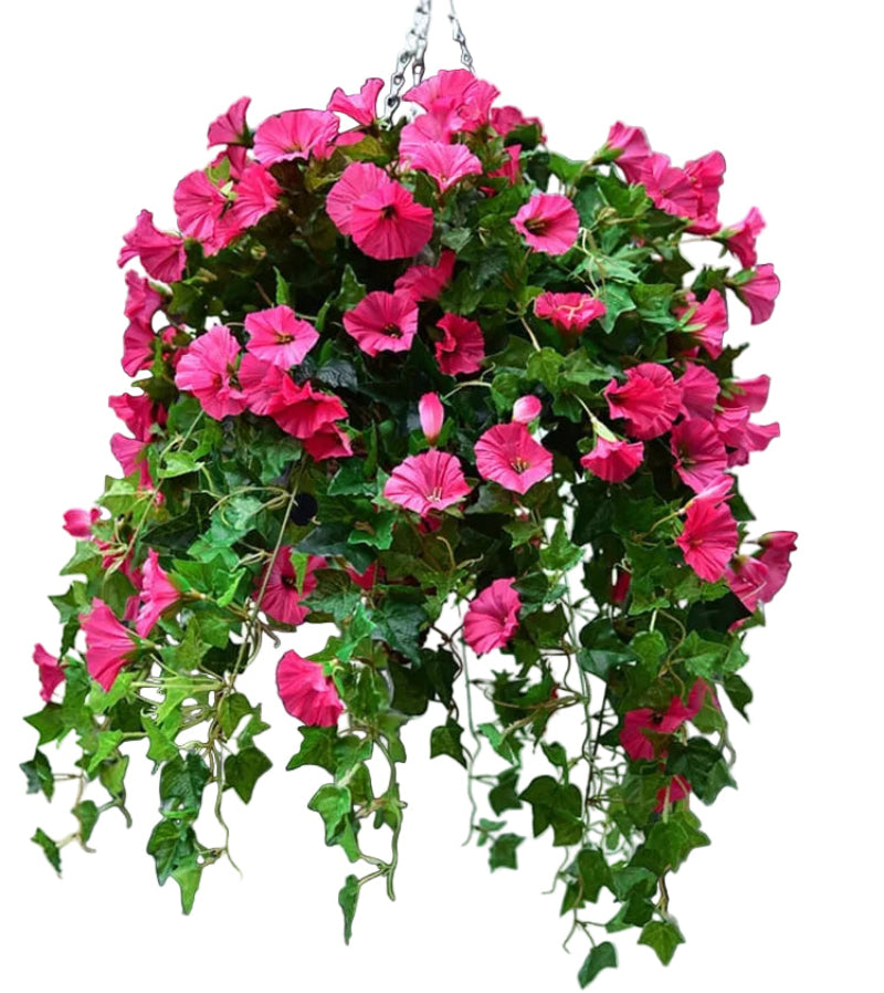 Artificial Trailing Flower Vine 90cm, UV Resistant, 44 Blooms