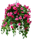 Artificial Trailing Flower Vine 90cm, UV Resistant, 44 Blooms