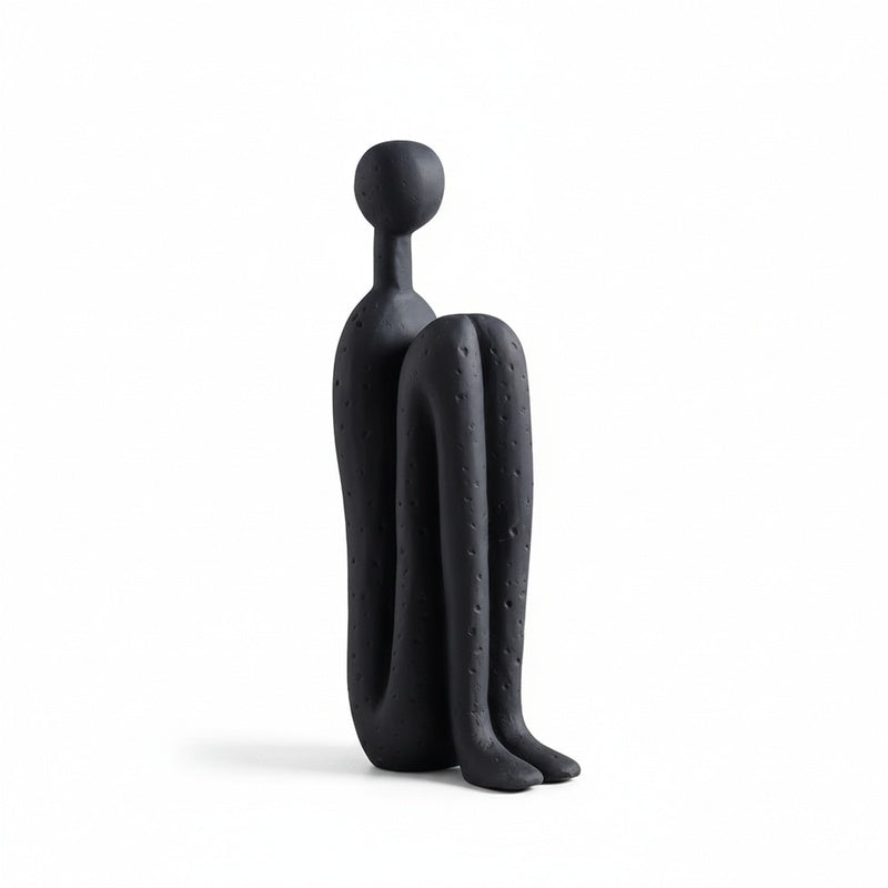 Abstract Figure Bookends, Set of 2 Decorative Sculptures
