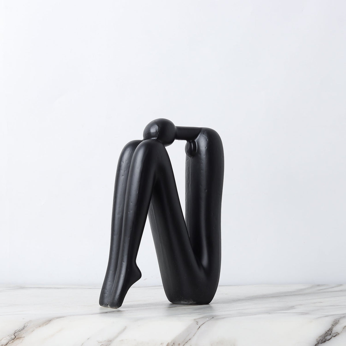Abstract Figure Bookends, Set of 2 Decorative Sculptures