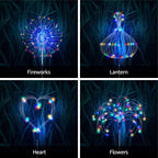Solar Firework Garden Light, 120 LEDs with 8 Modes, IP65