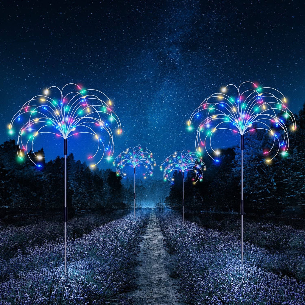 Solar Firework Garden Light, 120 LEDs with 8 Modes, IP65