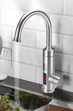 Touchless Sensor Kitchen Mixer Tap in Brushed Stainless Steel