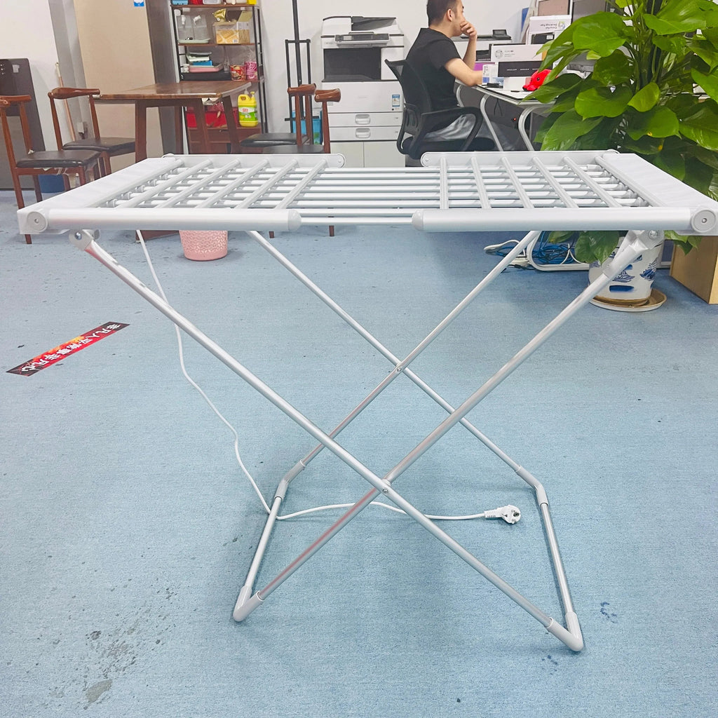 Heated Clothes Airer, Folding 120 W Aluminium Drying Rack