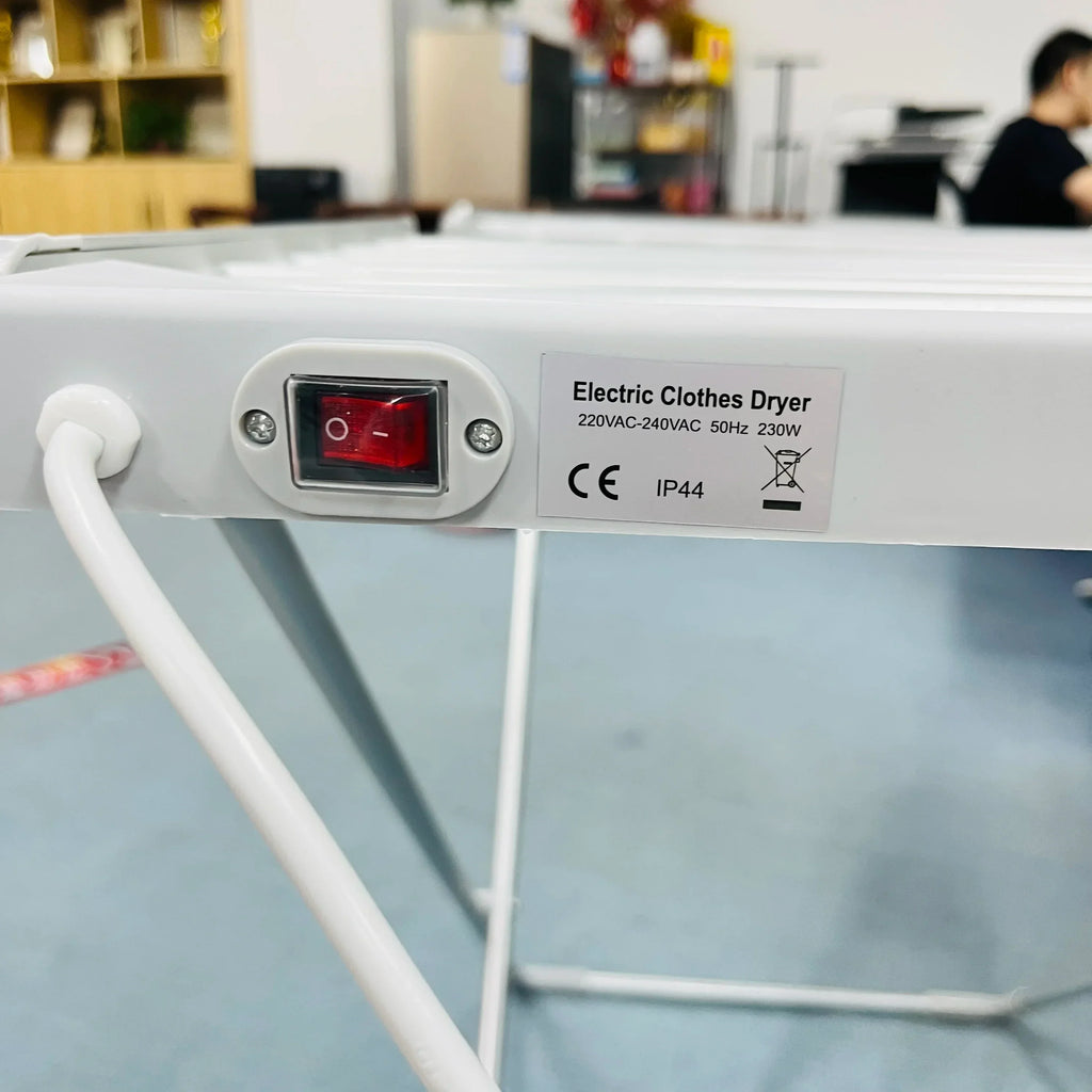 Heated Clothes Airer, Folding 120 W Aluminium Drying Rack