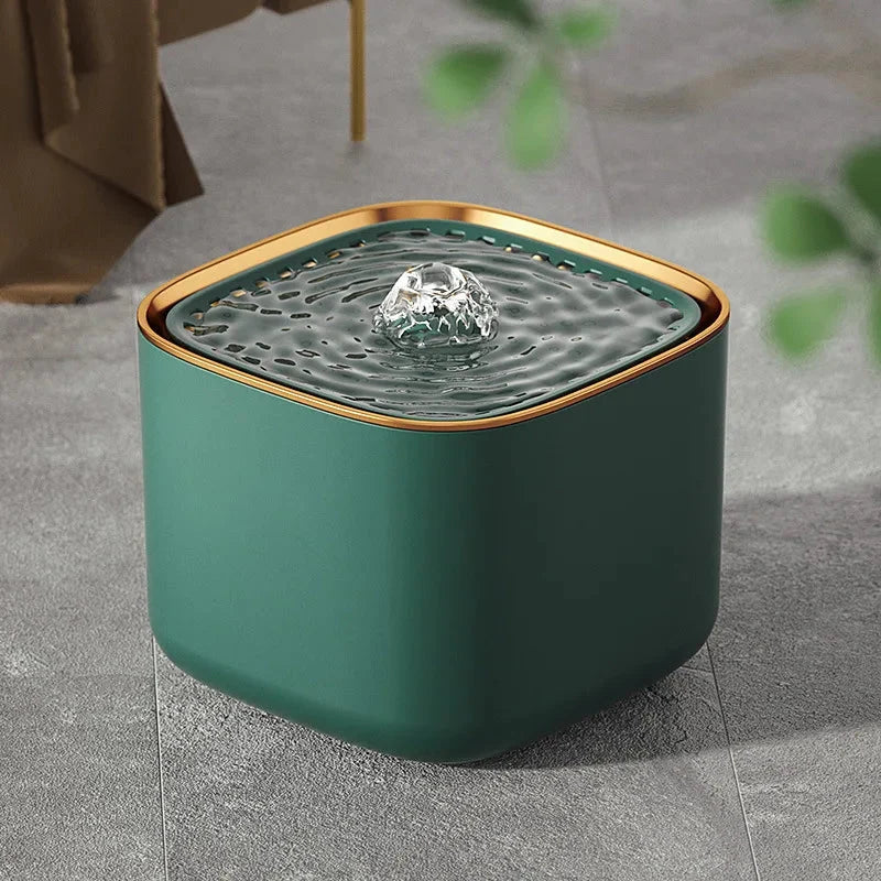 Pet Water Fountain with Filter and Quiet Pump, 3 Litre