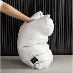 Goose Down Pillow with Neck Support, 48 x 74 cm