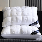 Goose Down Pillow with Neck Support, 48 x 74 cm