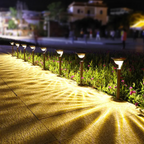 Solar Path Light with Automatic Dusk Sensor, IP65 Garden Light