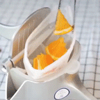 Hand-Held Citrus Press with Ergonomic Grip for Lemons and Oranges