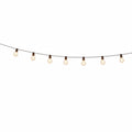 Outdoor Festoon Lights, 30 m with 52 G40 LED Bulbs, IP44
