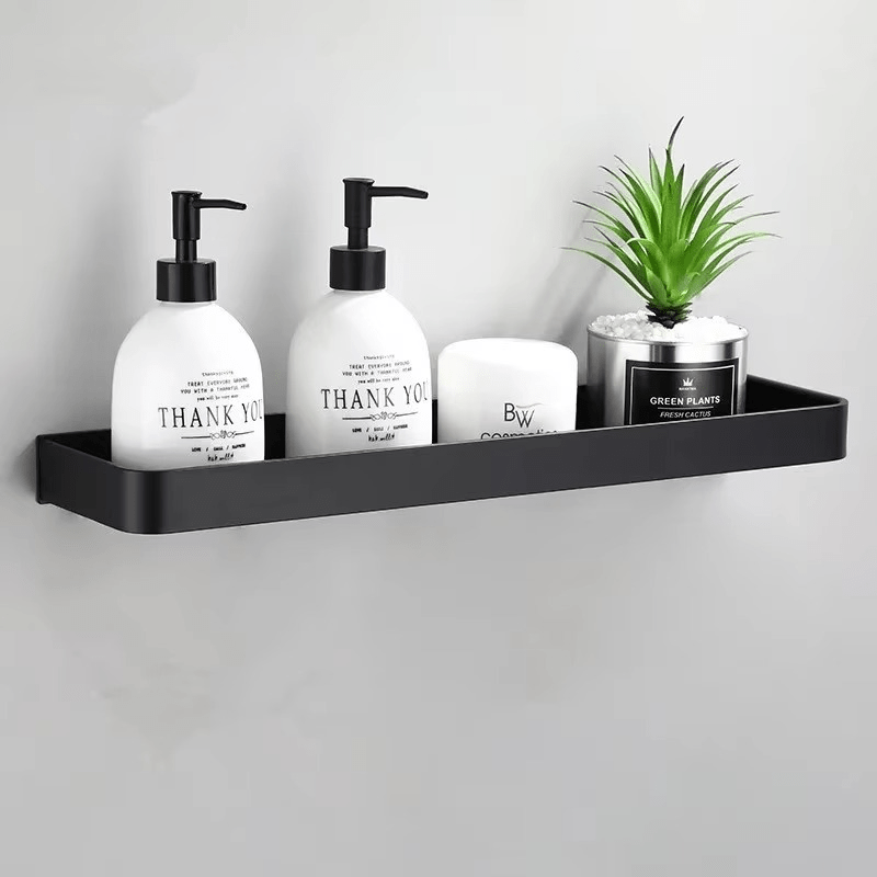 Adhesive Shower Shelf in Stainless Steel and ABS, 30 to 50cm