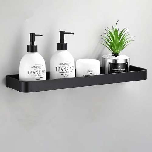 Adhesive Shower Shelf in Stainless Steel and ABS, 30 to 50cm