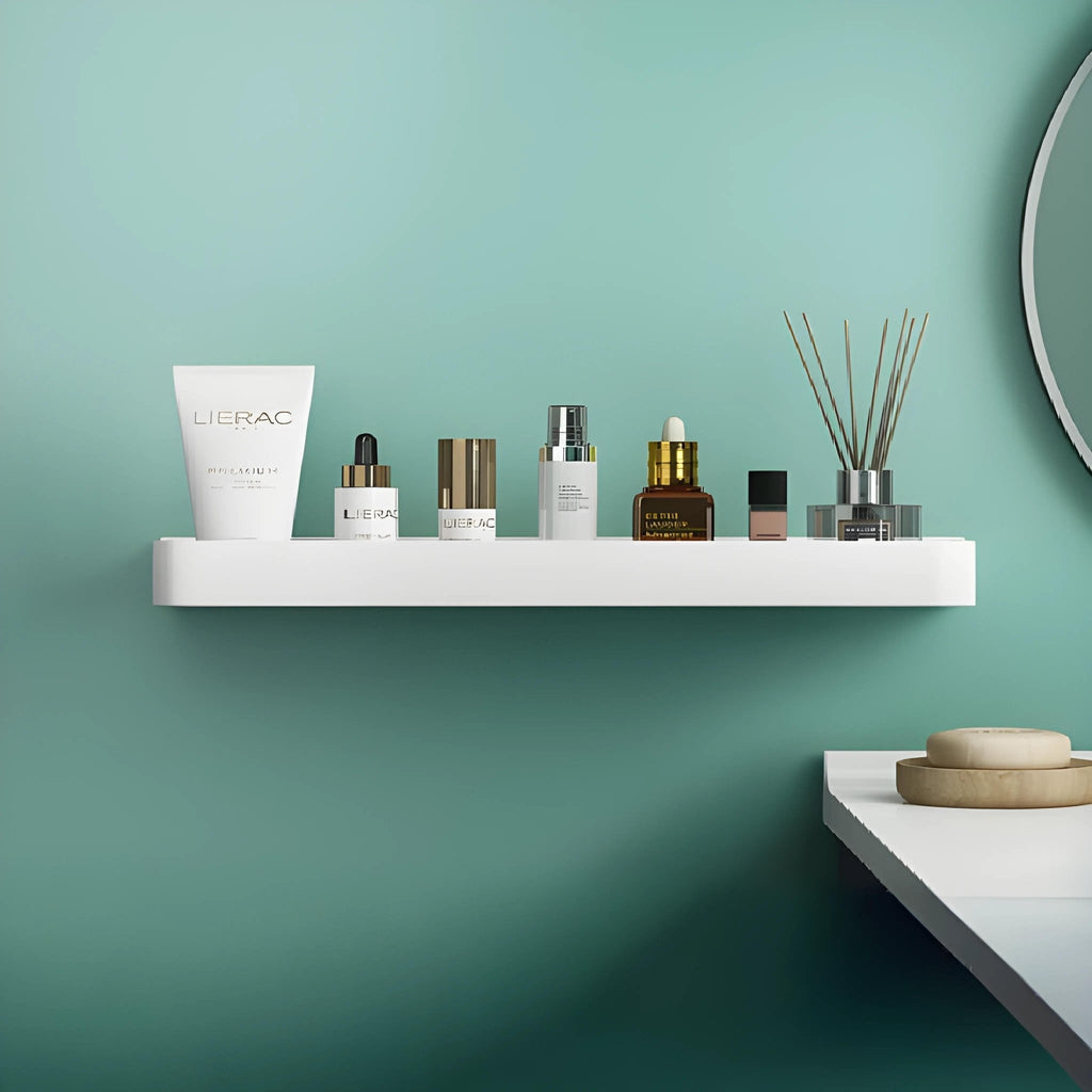 Adhesive Shower Shelf in Stainless Steel and ABS, 30 to 50cm