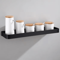 Adhesive Shower Shelf in Stainless Steel and ABS, 30 to 50cm
