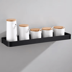 Adhesive Shower Shelf in Stainless Steel and ABS, 30 to 50cm