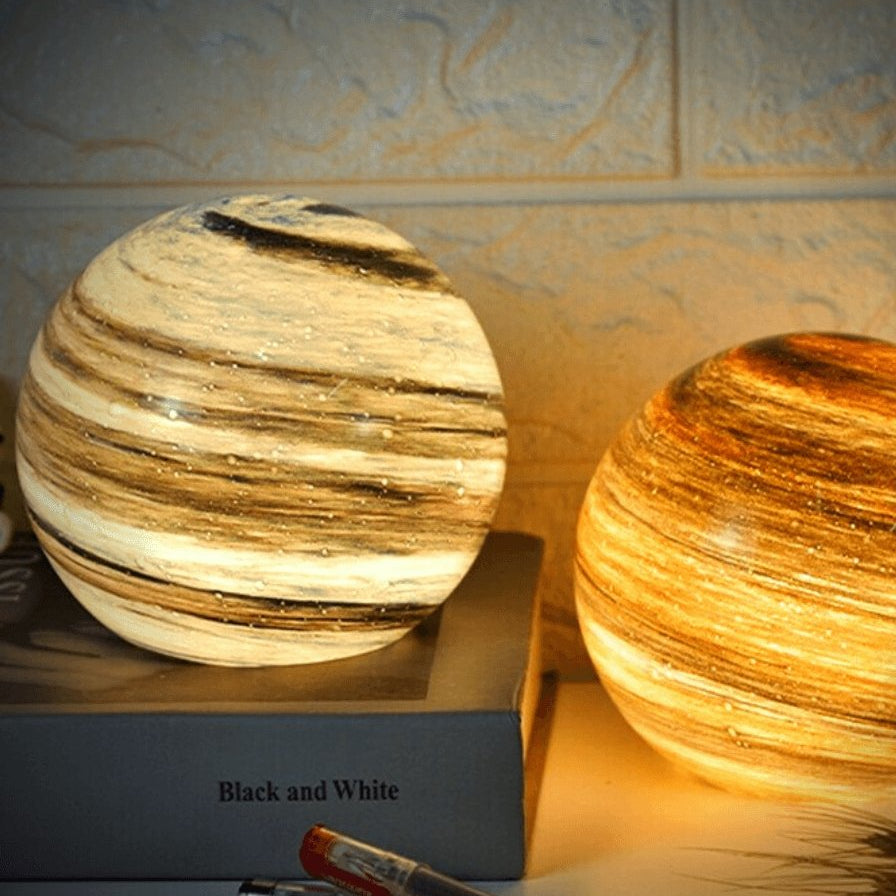 Glass Moon Lamp with Remote and 16 Colours, 12 or 15 cm