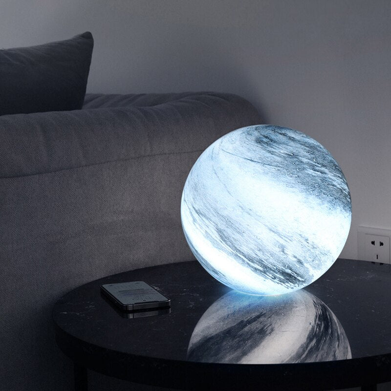 Glass Moon Lamp with Remote and 16 Colours, 12 or 15 cm