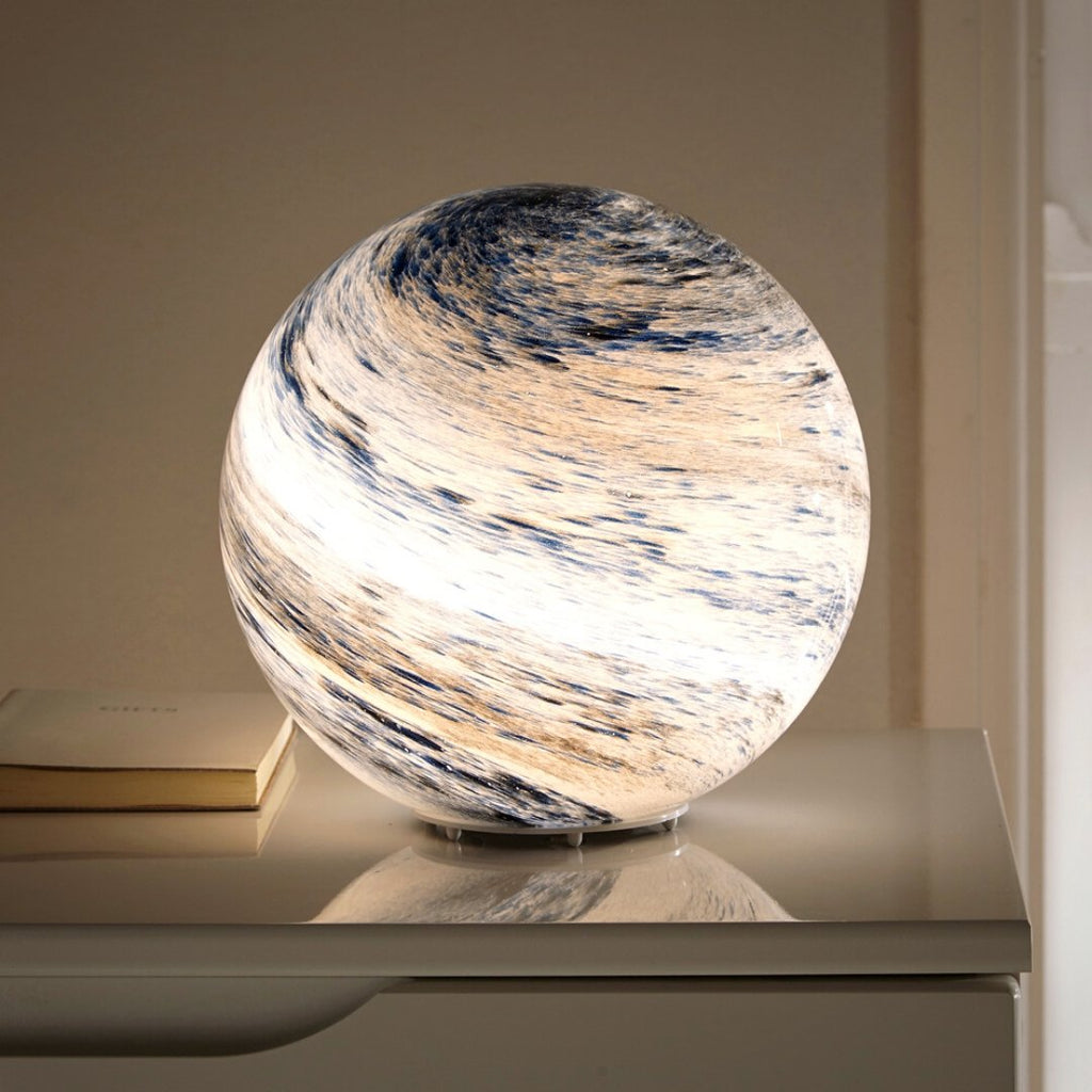 Glass Moon Lamp with Remote and 16 Colours, 12 or 15 cm