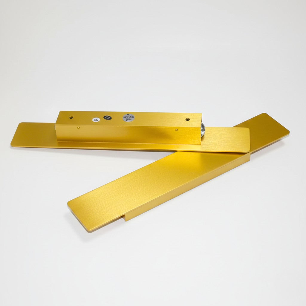 Gold Outdoor LED Wall Light in Aluminium, 20, 40 or 60 cm