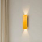 Gold Outdoor LED Wall Light in Aluminium, 20, 40 or 60 cm