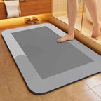 Quick-Dry Diatomite Bath Mat, Non-Slip, Four Sizes