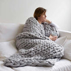 Chunky XXL Knitting Yarn for Blankets and Cushions, 1kg