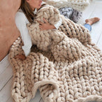 Chunky XXL Knitting Yarn for Blankets and Cushions, 1kg