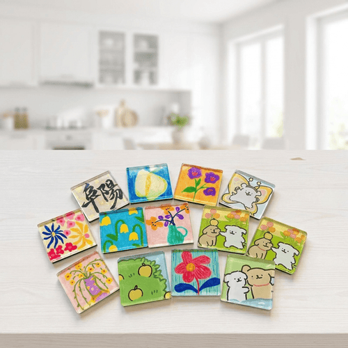 Acrylic Magnetic Photo Frame Set, DIY Fridge Magnets