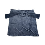 Heated Fleece Throw with Sleeves and Chest Warming Panel