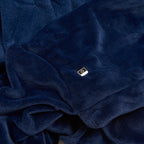 Heated Fleece Throw with Sleeves and Chest Warming Panel