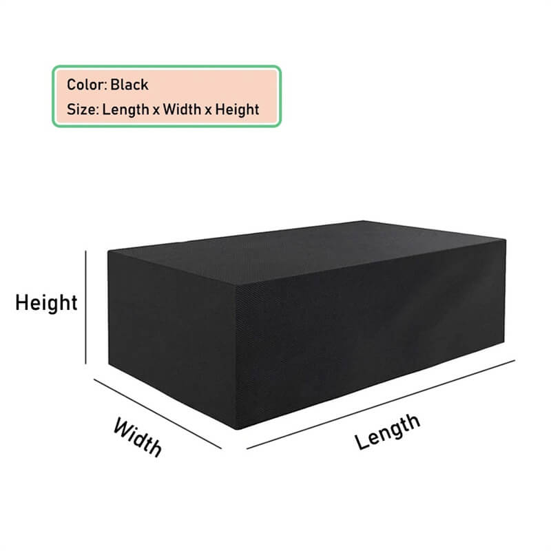 420D Oxford Waterproof Garden Furniture Cover with Drawcord
