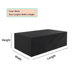 420D Oxford Waterproof Garden Furniture Cover with Drawcord