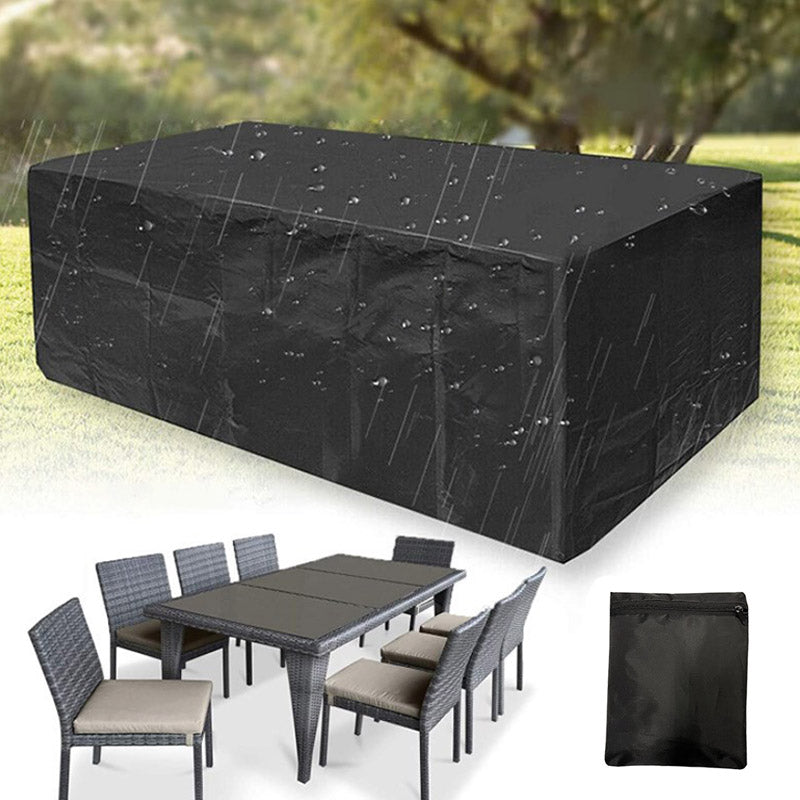 420D Oxford Waterproof Garden Furniture Cover with Drawcord