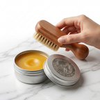 Colourless Leather Balm with Applicator for Sofas and Car Seats