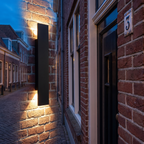 IP65 Up and Down Outdoor Wall Light, Aluminium, LED