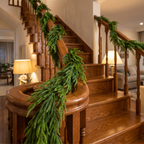 Christmas Stair Garland, Bendable Wire Core, 4 Lengths