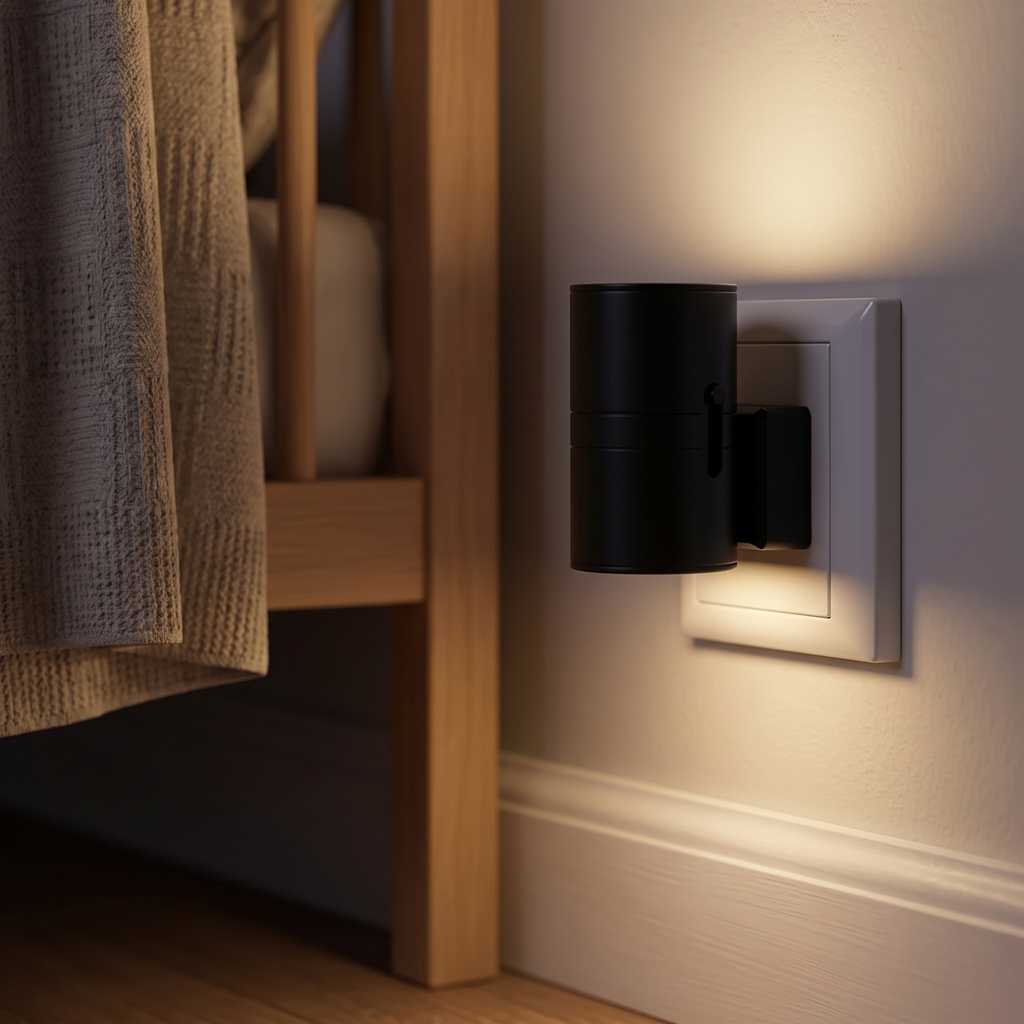 Plug-In Nursery Night Light, Dimmable, Warm White 3000K