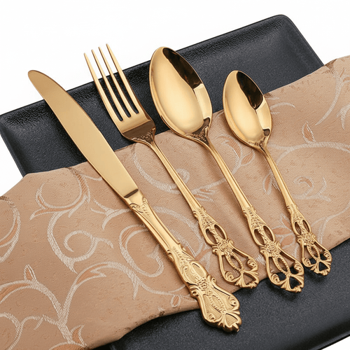 18/10 Stainless Steel Cutlery Set, 24 Piece, Dishwasher Safe