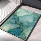 Diatomite Stone Bath Mat with Rounded Corners, Quick Dry