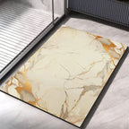 Diatomite Stone Bath Mat with Rounded Corners, Quick Dry