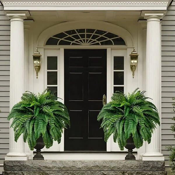 Artificial Trailing Fern, UV Resistant PVC, Indoor and Outdoor