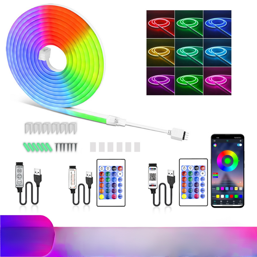 Smart LED Strip Light with App Control, Music Mode and Motion Sensor