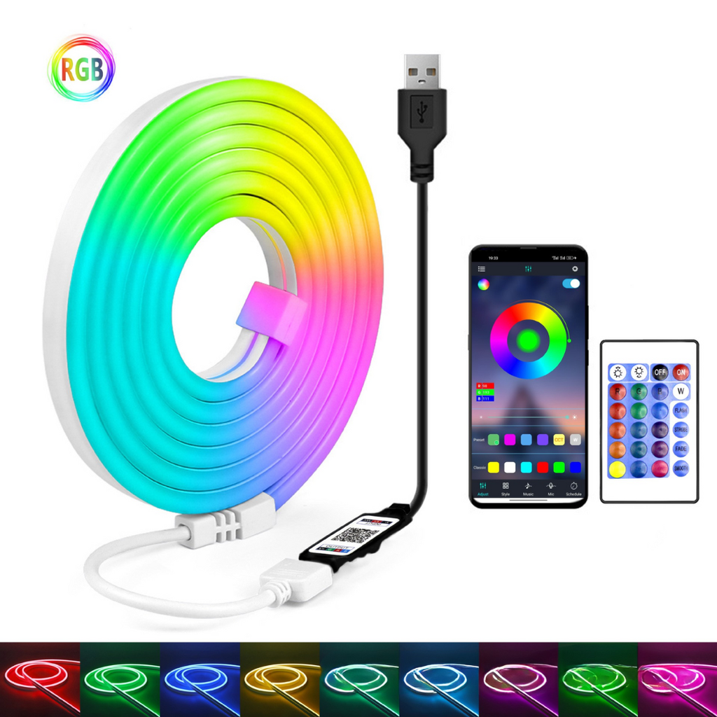 Smart LED Strip Light with App Control, Music Mode and Motion Sensor