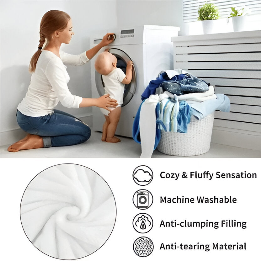 Soft Plush Throw Blanket 100 x 160cm, Four Colourways