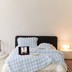 Soft Plush Throw Blanket 100 x 160cm, Four Colourways
