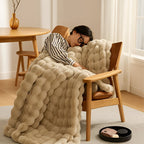 Soft Plush Throw Blanket 100 x 160cm, Four Colourways