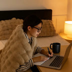 Soft Plush Throw Blanket 100 x 160cm, Four Colourways