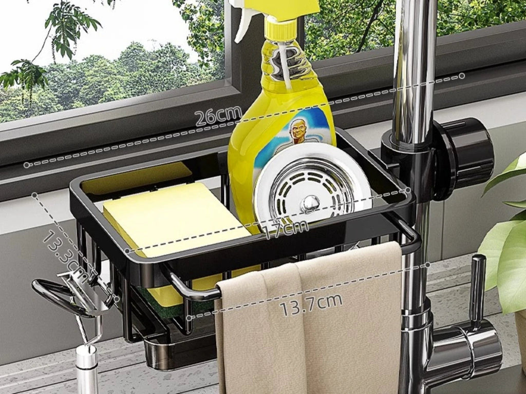 Sink Organiser and Draining Rack, Rust-Resistant Aluminium