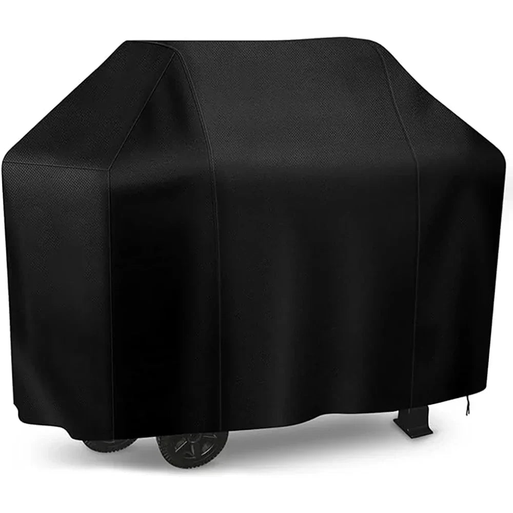 Waterproof BBQ Cover with Drawstring, UV-Resistant, 3 Sizes